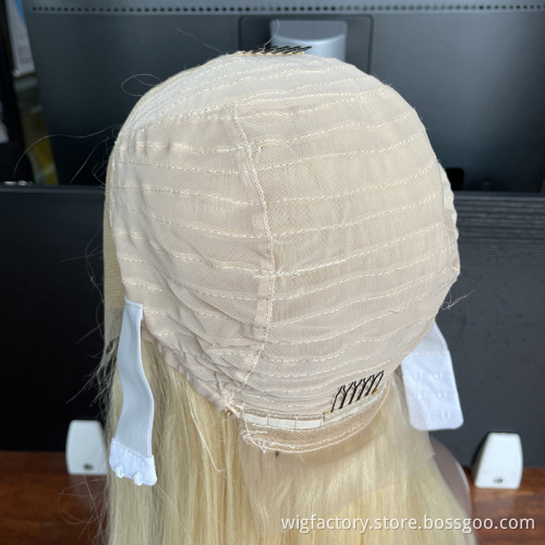 Factory cheap wholesale blonde 613 lace front wig, blonde lace frontal body wave wig,  13*4 lace frontal 30 inch 613 wig